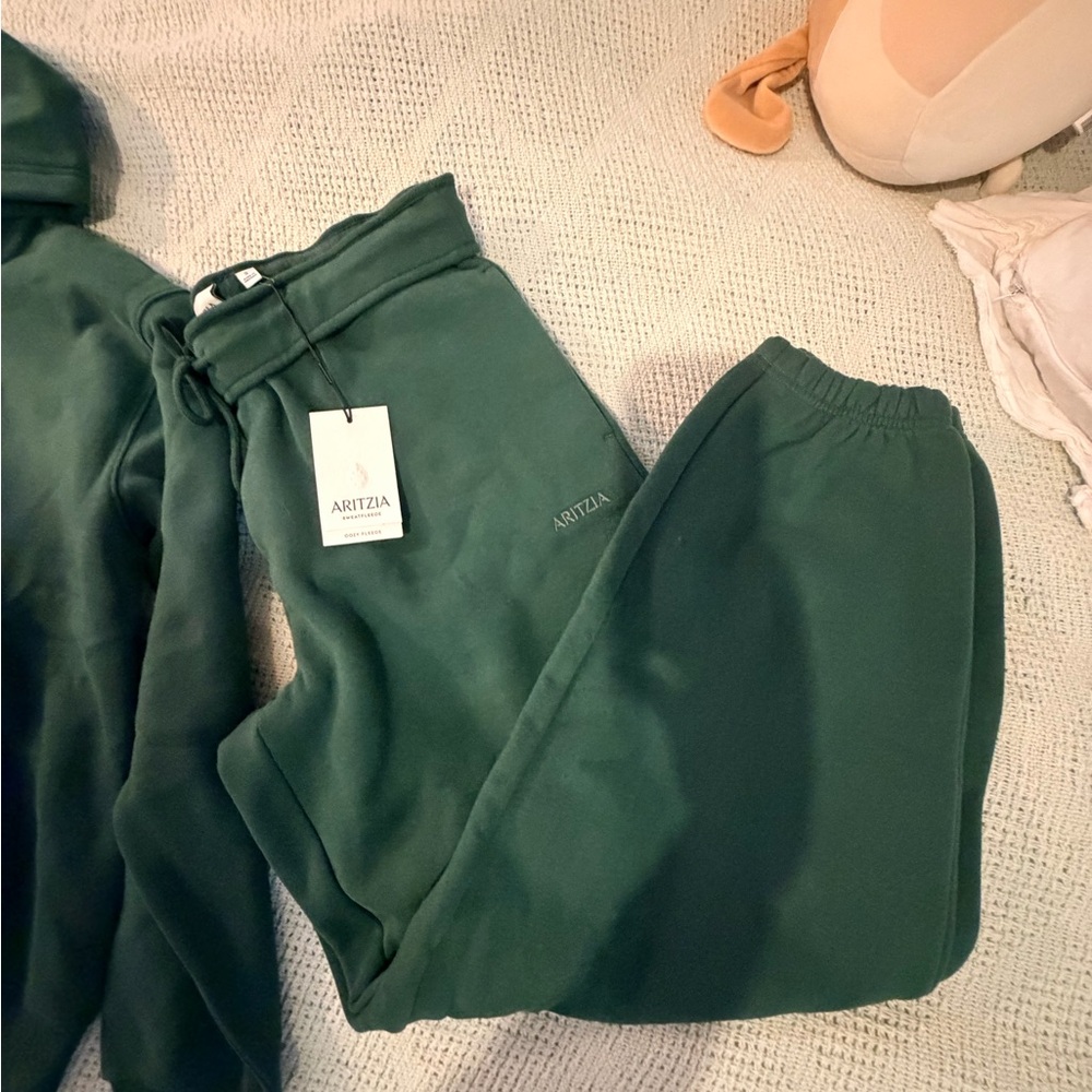 Aritzia Forest Green Joggers